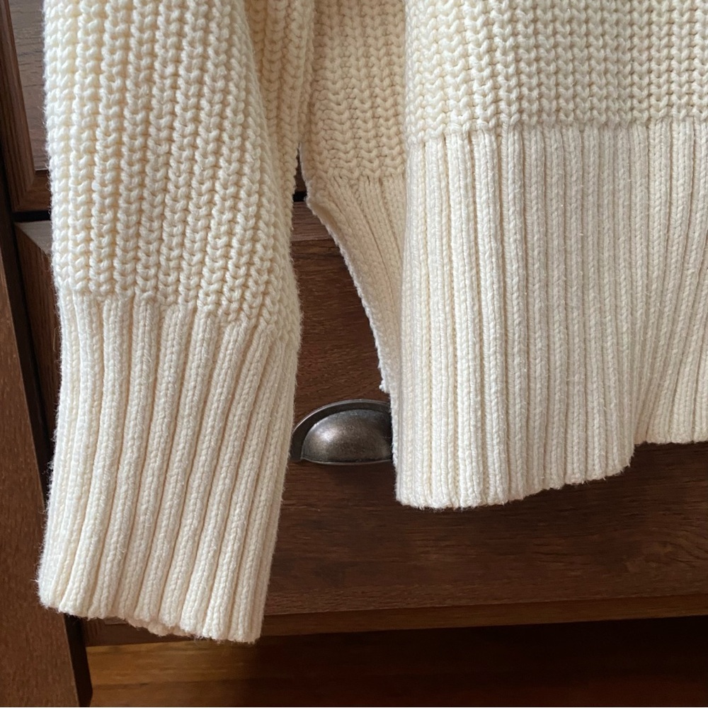 Madewell Wide Rib Turtleneck Sweater - size small - Picture 8 of 8
